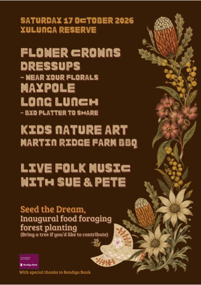 Welcoming Spring event flyer